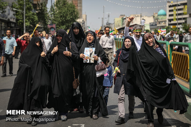 راهپیمایی روز جهانی قدس در تهران