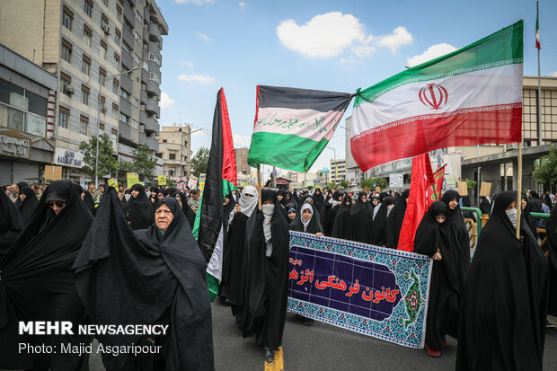 راهپیمایی روز جهانی قدس در تهران