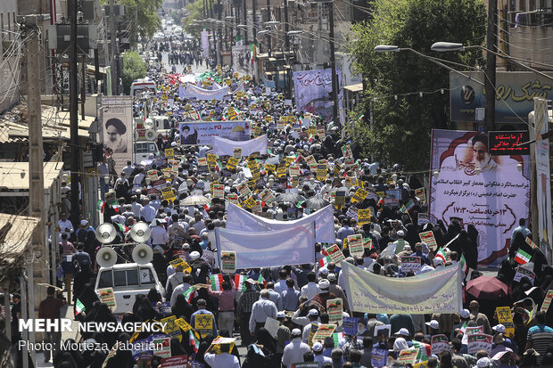 راهپیمایی روز جهانی قدس در اهواز