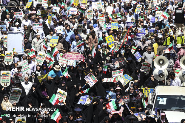 راهپیمایی روز جهانی قدس در اهواز