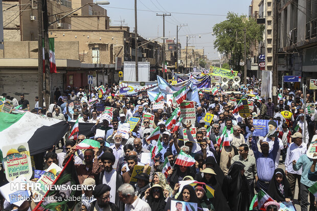 راهپیمایی روز جهانی قدس در اهواز