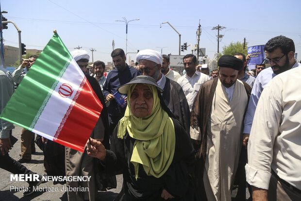 راهپیمایی روز جهانی قدس در اهواز