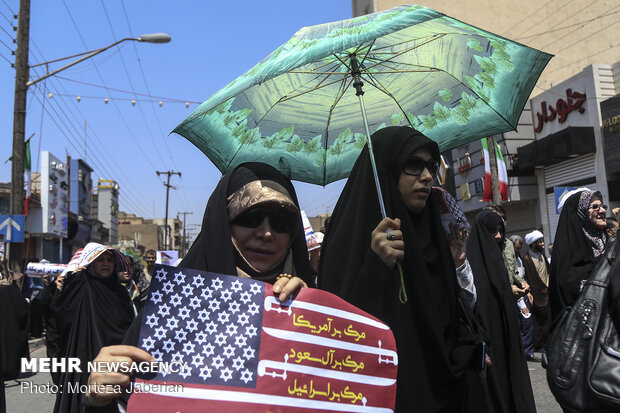 راهپیمایی روز جهانی قدس در اهواز