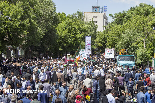 راهپیمایی روز جهانی قدس در تبریز