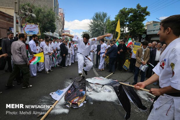 راهپیمایی روز جهانی قدس در زنجان