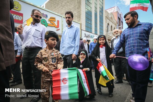 راهپیمایی روز جهانی قدس در زنجان