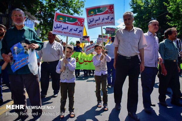 راهپیمایی روز جهانی قدس در گرگان