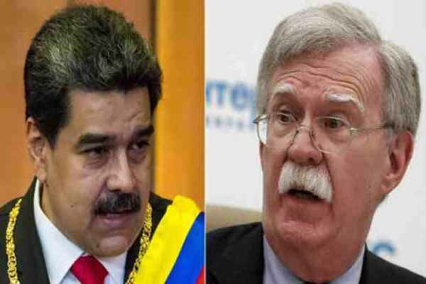 هشدار بولتون به چین و روسیه در خصوص حمایت از مادورو
