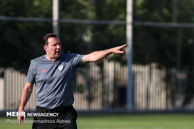 Team Melli's first training session with Marc Wilmots