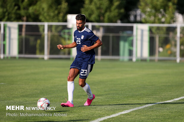 Team Melli's first training session with Marc Wilmots