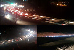 ترافیک فوق سنگین در محورهای هراز و فیروزکوه