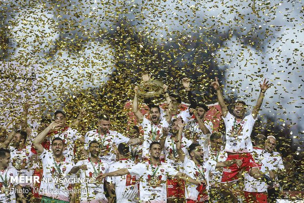 جشن قهرمانی پرسپولیس در جام حذفی