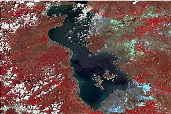نقشه ماهواره‌اي شوري خاك در اطراف درياچه اروميه منتشر شد