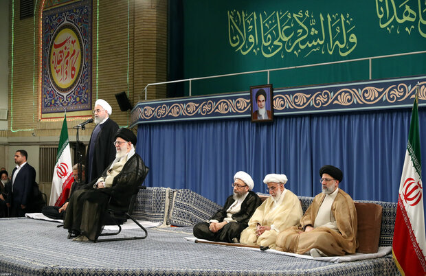 Leader's meeting with government officials, Islamic countries’ envoys