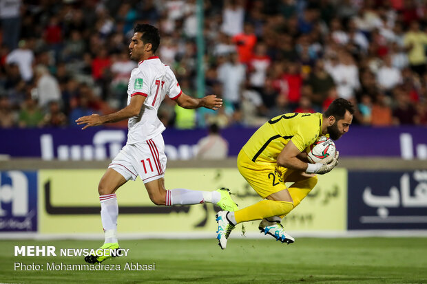 Iran, Syria friendly football match in Tehran