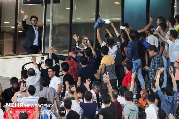 Iran, Syria friendly football match in Tehran