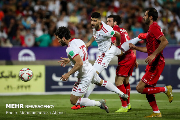 Iran, Syria friendly football match in Tehran