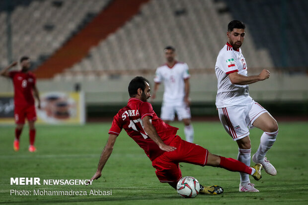 Iran, Syria friendly football match in Tehran