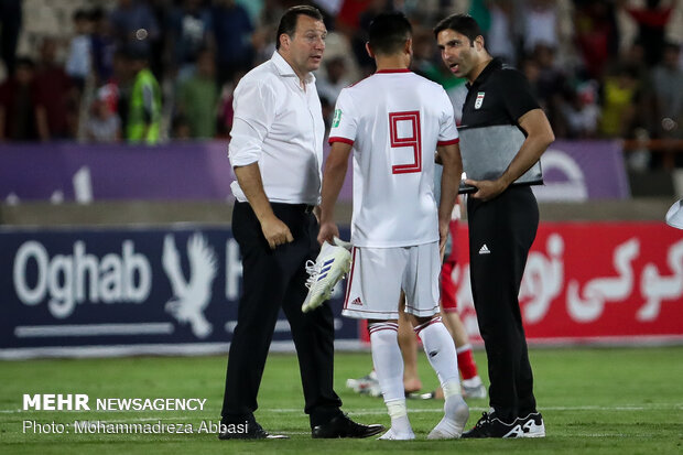 Iran, Syria friendly football match in Tehran