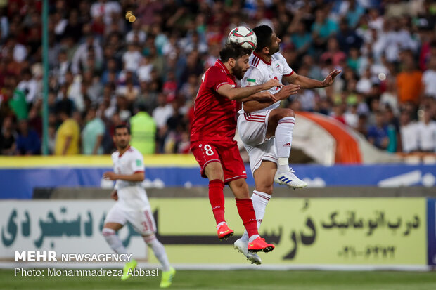 Iran, Syria friendly football match in Tehran