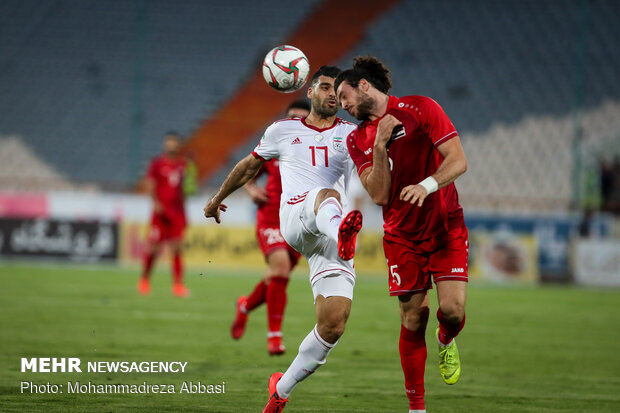 Iran, Syria friendly football match in Tehran