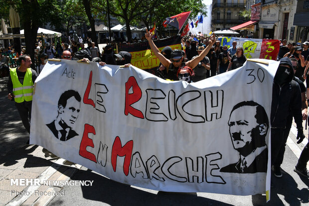 آغاز سی و دومین هفته اعتراضات جلیقه زردها در فرانسه 