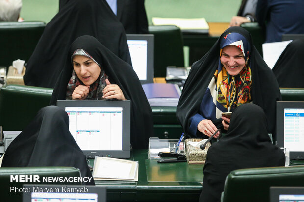 Today's open session of the Parliament