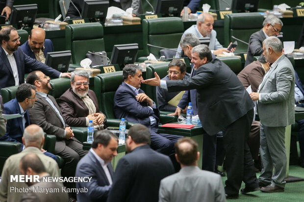 Today's open session of the Parliament