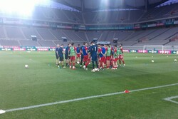 برگزاری آخرین تمرین تیم ملی در ورزشگاه جام جهانی سئول