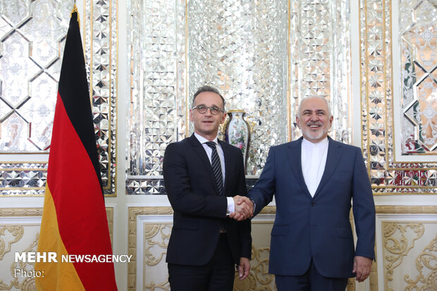 Zarif, Maas meeting in Tehran