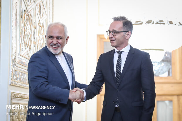 Zarif, Maas meeting in Tehran