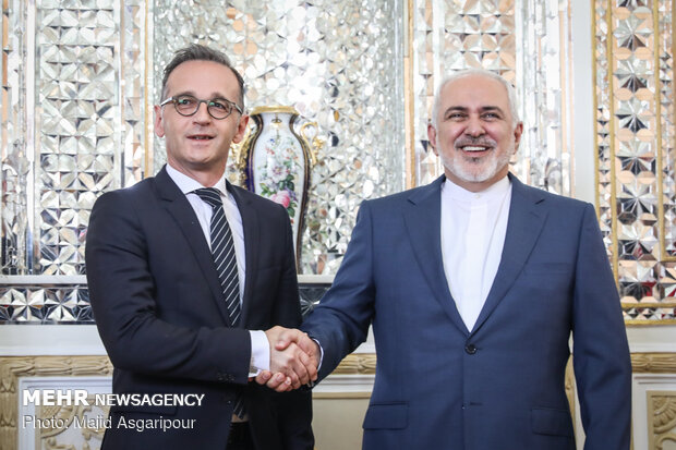 Zarif, Maas meeting in Tehran