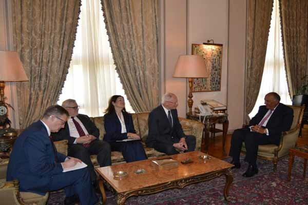 رایزنی وزیر خارجه مصر با نماینده ترامپ در امور سوریه