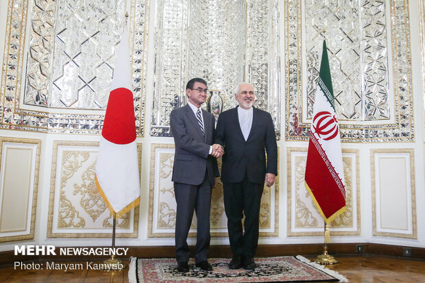جاپان کے وزير خارجہ کی ایرانی وزير خارجہ سے ملاقات