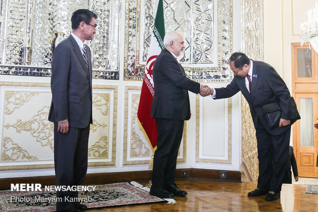 Meeting of Iran, Japan FMs in Tehran
