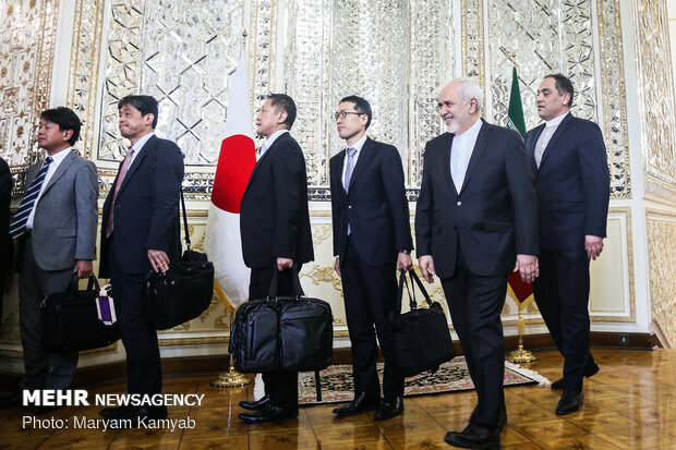 Meeting of Iran, Japan FMs in Tehran
