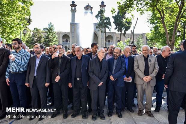 تشییع پیکر محمدرضا حافظی