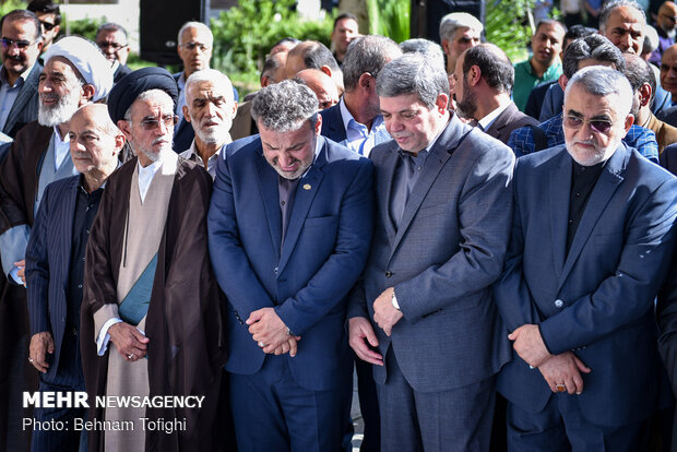 تشییع پیکر محمدرضا حافظی