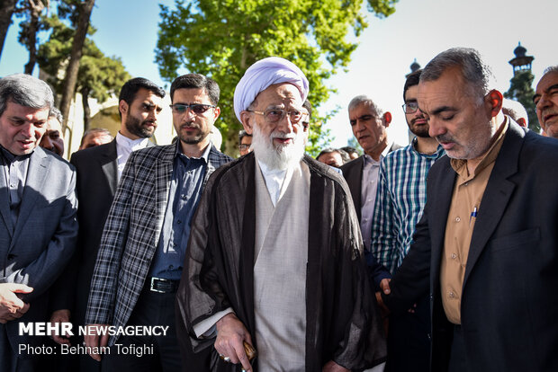 تشییع پیکر محمدرضا حافظی