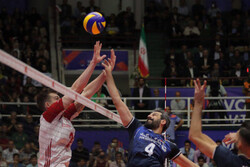 دیدار تیم ملی والیبال ایران و لهستان