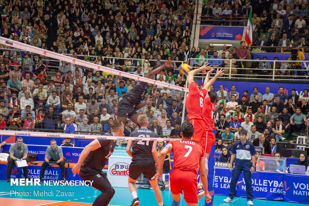 Iran 3-0 Canada at VNL Week 3