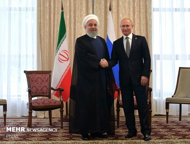 Rouhani meet Putin to in Bishkek