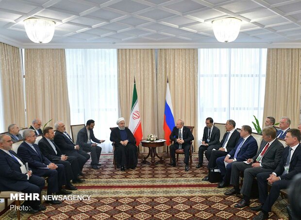 Rouhani meet Putin to in Bishkek