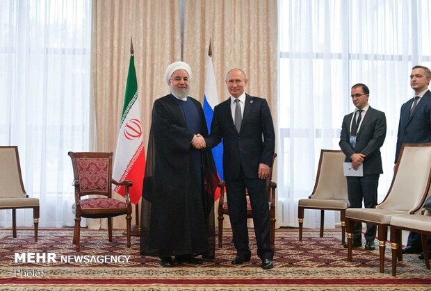 Rouhani meet Putin to in Bishkek