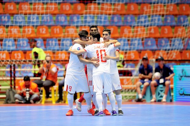 تیم فوتسال امید ایران بابرتری مقابل لبنان راهی نیمه نهایی آسیا شد