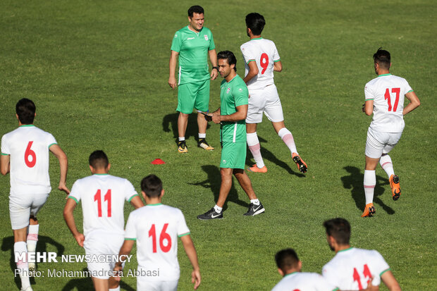 Iran U23 football team first training under Majidi