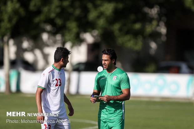 Iran U23 football team first training under Majidi