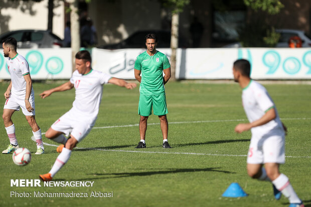 Iran U23 football team first training under Majidi