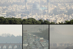 شاخص کیفی هوای اصفهان به ۱۷۵ رسید/احمدآباد بنفش شد