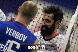 ایران کی والیبال ٹیم  کی روسی ٹیم  پر برتری